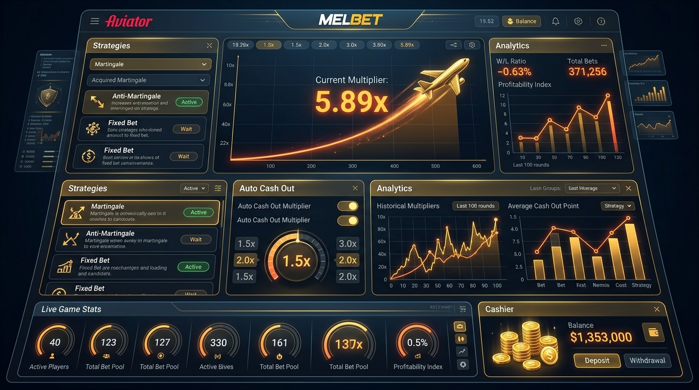 استراتيجيات الفوز في لعبة الطيارة MelBet